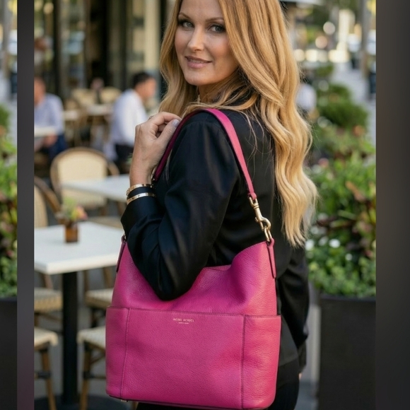 henri bendel Handbags - Henri Bendel Vibrant Pink Hobo Shoulder Bag